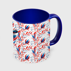 Кружка цветная Сердце Россия