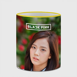 Кружка 3D Blackpink Jisoo, цвет: 3D-желтый кант — фото 2