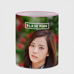 Кружка 3D Blackpink Jisoo, цвет: 3D-розовый кант — фото 2