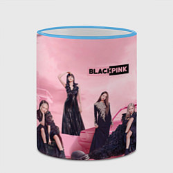 Кружка 3D Blackpink poster, цвет: 3D-небесно-голубой кант — фото 2