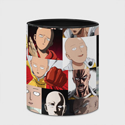 Кружка 3D Saitama - many faces, цвет: 3D-белый + черный — фото 2