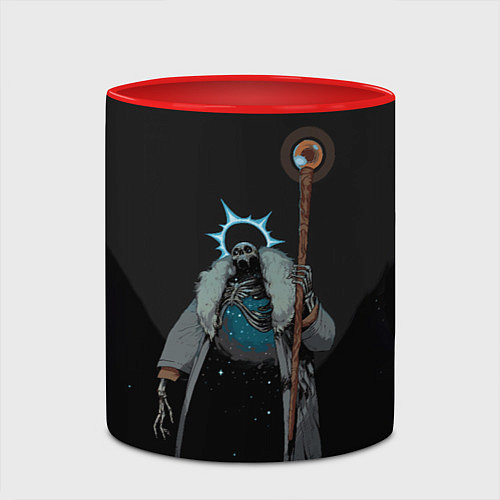 Кружка цветная Опасный Лич / 3D-Белый + красный – фото 2