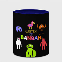 Кружка 3D Детский сад Банбана персонажи, цвет: 3D-белый + синий — фото 2