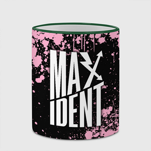 Кружка цветная Stray kids - pink maxident / 3D-Зеленый кант – фото 2
