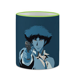 Кружка 3D Spike Spiegel blue, цвет: 3D-светло-зеленый кант — фото 2