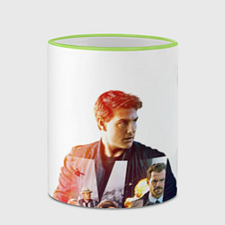 Кружка 3D Миссия невыполнима Последствия, цвет: 3D-светло-зеленый кант — фото 2