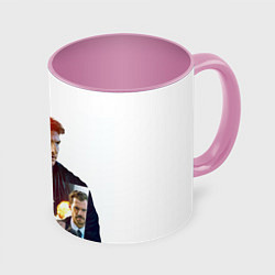 Кружка 3D Миссия невыполнима Последствия, цвет: 3D-белый + розовый