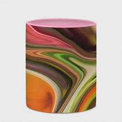 Кружка 3D Waves colors, цвет: 3D-белый + розовый — фото 2