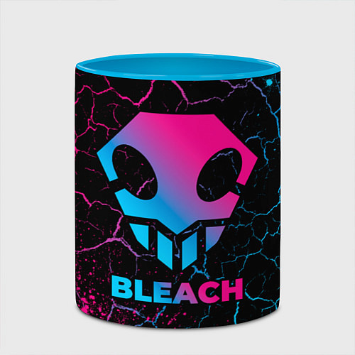 Кружка цветная Bleach - neon gradient / 3D-Белый + небесно-голубой – фото 2