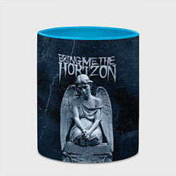 Кружка 3D Bring Me The Horizon Angel, цвет: 3D-белый + небесно-голубой — фото 2