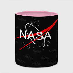 Кружка 3D Nasa dark metter, цвет: 3D-белый + розовый — фото 2