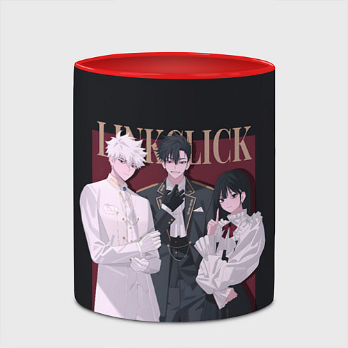 Кружка цветная Агенты времени - персонажи / 3D-Белый + красный – фото 2