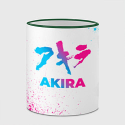 Кружка 3D Akira neon gradient style, цвет: 3D-зеленый кант — фото 2