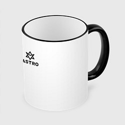 Кружка 3D Астро шахматка, цвет: 3D-черный кант
