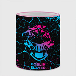 Кружка 3D Goblin Slayer - neon gradient, цвет: 3D-розовый кант — фото 2