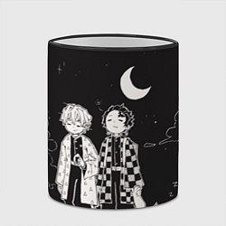 Кружка 3D Троица из Клинок рассекающий демонов, цвет: 3D-черный кант — фото 2