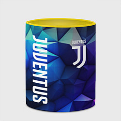 Кружка 3D Juventus logo blue, цвет: 3D-белый + желтый — фото 2