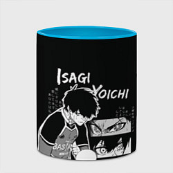 Кружка 3D Исаги Йоичи - Синяя тюрьма, цвет: 3D-белый + небесно-голубой — фото 2