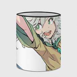 Кружка 3D Touhou Project Радостная Койши Комейдзи, цвет: 3D-черный кант — фото 2