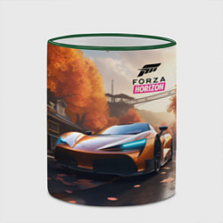 Кружка 3D Forza Horison осенний пейзаж, цвет: 3D-зеленый кант — фото 2