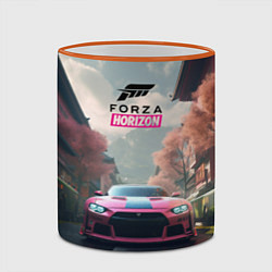 Кружка 3D Forza horizon game, цвет: 3D-оранжевый кант — фото 2
