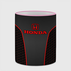 Кружка 3D Honda - униформа красная, цвет: 3D-розовый кант — фото 2