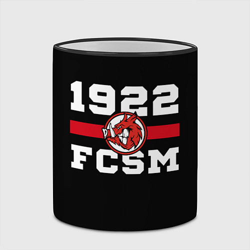 Кружка цветная 1922 FCSM / 3D-Черный кант – фото 2