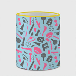 Кружка 3D БДСМ - игрушки, цвет: 3D-желтый кант — фото 2