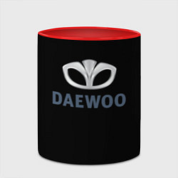 Кружка 3D Daewoo sport auto, цвет: 3D-белый + красный — фото 2