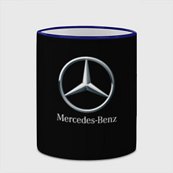 Кружка 3D Mercedes-benz sport auto, цвет: 3D-синий кант — фото 2
