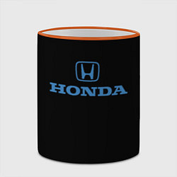 Кружка 3D Honda sport japan, цвет: 3D-оранжевый кант — фото 2