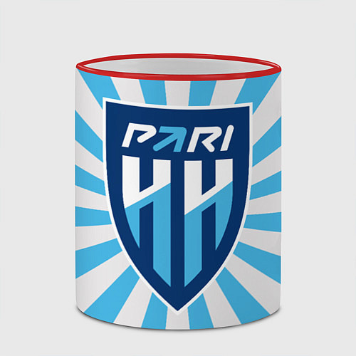 Кружка цветная Пари Нижний Новгород ФК / 3D-Красный кант – фото 2