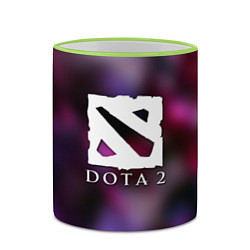 Кружка 3D Dota 2 valve, цвет: 3D-светло-зеленый кант — фото 2