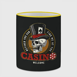 Кружка 3D Casino, цвет: 3D-желтый кант — фото 2