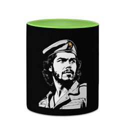 Кружка 3D Che Guevara - Hasta La Victoria, цвет: 3D-белый + светло-зеленый — фото 2