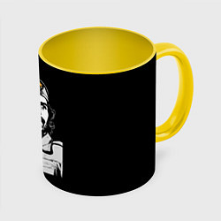 Кружка 3D Che Guevara - Hasta La Victoria, цвет: 3D-белый + желтый