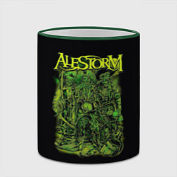 Кружка 3D Alestorm Pirates green, цвет: 3D-зеленый кант — фото 2