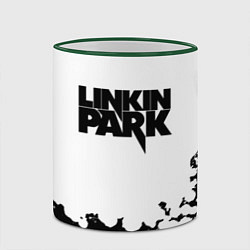 Кружка 3D Linkin park black album, цвет: 3D-зеленый кант — фото 2