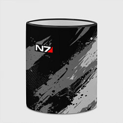 Кружка 3D N7 - mass effect monochrome, цвет: 3D-черный кант — фото 2