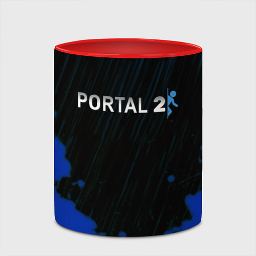 Кружка цветная Portal games / 3D-Белый + красный – фото 2