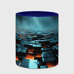 Кружка 3D Объемный путь из плит, цвет: 3D-белый + синий — фото 2