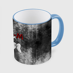 Кружка 3D Depeche Mode - Memento Mori gothic, цвет: 3D-небесно-голубой кант
