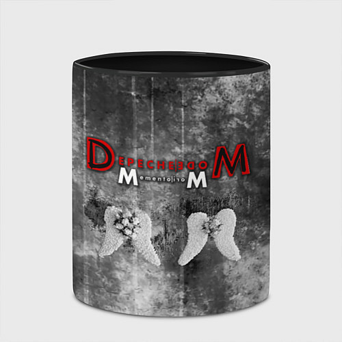 Кружка цветная Depeche Mode - Memento Mori gothic / 3D-Белый + черный – фото 2