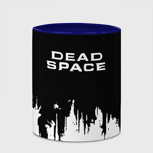 Кружка цветная Dead Space монстры космоса / 3D-Белый + синий – фото 2