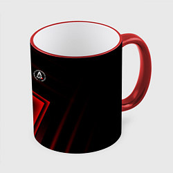 Кружка 3D Mass Effect N7 special forces, цвет: 3D-красный кант