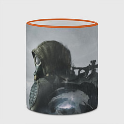 Кружка 3D STALKER 2 одиночка постер, цвет: 3D-оранжевый кант — фото 2