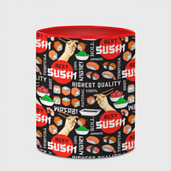 Кружка 3D Best sushi, цвет: 3D-белый + красный — фото 2
