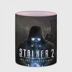 Кружка 3D STALKER 2 одиночка с артефактом, цвет: 3D-розовый кант — фото 2