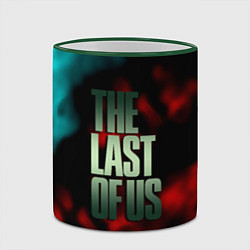Кружка 3D The last of us fire, цвет: 3D-зеленый кант — фото 2