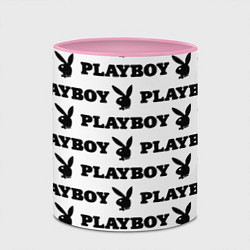 Кружка 3D Playboy rabbit, цвет: 3D-белый + розовый — фото 2